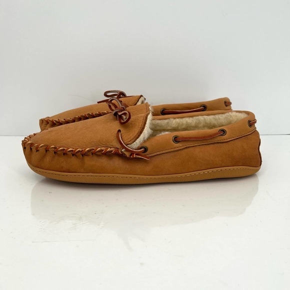 Genuine Moose shearling men’s loafers slippers shoes main image 6